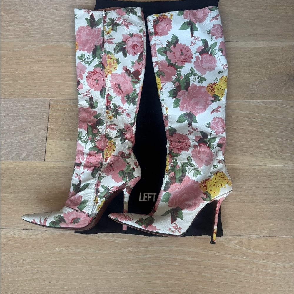 Vetement Knee High Floral Boot size 41 US 10